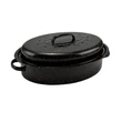Kép 1/2 - Perfect Home Zománcozott kacsasütő 37*26cm fekete 10378