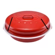 Kép 5/5 - Perfect Home Zománcozott kacsasütő 42*32cm Piros-Fehér 10380