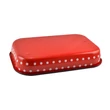 Kép 5/5 - Perfect Home Piros Pöttyös Zománcozott tepsi 41 cm 10383