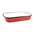 Kép 1/5 - Perfect Home Piros Pöttyös Zománcozott tepsi 41 cm 10383