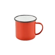 Kép 3/3 - Perfect Home Zománcozott bögre 10 cm 670 ml piros-fehér 10386