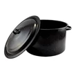 Kép 3/3 - Perfect Home Zománcozott Lábas fedővel 36 cm 20 liter fekete 10392