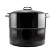 Kép 1/4 - Perfect Home Zománcozott Lábas fedővel 45 cm 31,5 liter fekete 10393