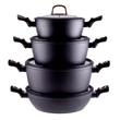 Kép 14/14 - Perfect Home Golden Line tapadásmentes alumínium lábas üvegfedővel 24cm, 4L, indukciós 10434