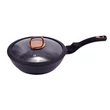 Kép 10/10 - Perfect Home Golden Line tapadásmentes alumínium Wok üvegfedővel 24cm indukciós 10487