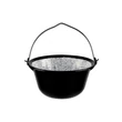 Kép 2/2 - Perfect Home Zománcozott tálaló bogrács fekete/cirmos 0.8 liter 11409