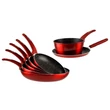 Kép 2/3 - Perfect Home Metal Red Comfort tapadásmentes alumínium serpenyő 20*4 cm indukciós 11858