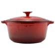 Kép 6/6 - Perfect Home Zománcozott öntöttvas lábas 24cm, 4l piros 12012
