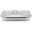 Kép 4/5 - Perfect Home Rozsdamentes tepsi + grillrács +fedő 37*28cm  12702