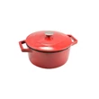 Kép 1/2 - Perfect Home Zománcozott öntöttvas lábas 24 cm 4 literes piros 12968