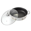 Kép 2/2 - Perfect Home Levendula  Zománcozott szeletsütő lábas 26 cm+üvegfedő 14225