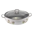 Kép 1/2 - Perfect Home Levendula  Zománcozott szeletsütő lábas 26 cm+üvegfedő 14225