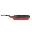 Kép 1/5 - Perfect Home Metal Red Line tapadásmentes alumínium grillserpenyő 28*28 cm indukciós 14414
