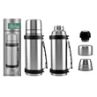 Kép 1/5 - Perfect Home Turista Termosz rozsdamentes 1100 ml két pohárral 14459