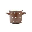 Kép 4/5 - Perfect Home Levesestál fazék formájú bögre pöttyös 385ml 14808