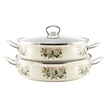 Kép 5/5 - Perfect Home Oliva Zománcozott szeletsütő lábas 26 cm+üvegfedő 14835