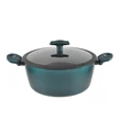Kép 1/6 - Perfect Home Sea Line tapadásmentes alumínium lábas üvegfedővel 24cm, 4L, indukciós 15250
