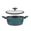 Kép 3/6 - Perfect Home Sea Line tapadásmentes alumínium lábas üvegfedővel 24cm, 4L, indukciós 15250