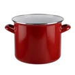 Kép 4/5 - Perfect Home Bordó Zománcozott Fazék fedővel 20 cm 15506
