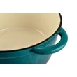 Kép 7/7 - Perfect Home Zománcozott öntöttvas lábas 24 cm, 3,6L türkizkék 16637