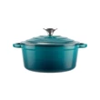 Kép 6/7 - Perfect Home Zománcozott öntöttvas lábas 20 cm, 2L türkizkék 16636