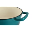 Kép 8/8 - Perfect Home Zománcozott öntöttvas nyeles lábas fedővel 19 cm 1,9L türkizkék 16641