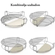Kép 4/11 - Perfect Home Kamado Nova/XL grillrács rendszer + deflektor / indirekt sütőkő 16666