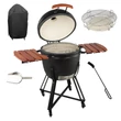 Kép 1/14 - Kamado SE Premium Line Grillező 23,5"/60 cm matt fekete  - készlet  16699