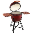 Kép 11/14 - Kamado SE Premium Line Grillező 23,5"/60 cm bordó - készlet 16700