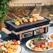 Kép 3/18 - Perfect Home Hibachi Grillező 39*22 cm szögletes fekete 16704 