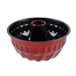 Kép 3/4 - Perfect Home Metal Red Line Kuglóf forma középpel 23*9,6cm 19131