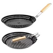 Kép 2/4 - Perfect Home BBQ / gesztenyesütő serpenyő 31*3,5 cm 28292