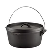 Kép 5/19 - Perfect Home Öntöttvas BBQ Grill szett fa dobozos 6+1 részes / Holland sütő szett 28340