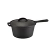 Kép 8/19 - Perfect Home Öntöttvas BBQ Grill szett fa dobozos 6+1 részes / Holland sütő szett 28340