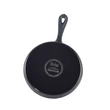 Kép 3/3 - Perfect Home Zománcozott öntöttvas serpenyő / palacsintasütő mini 20 cm Acélkék 28375