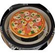 Kép 6/12 - Kamado Miniplus pizza sütő kő / deflektor  / indirekt sütőkő állvánnyal 72103