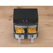 Kép 8/12 - GOURMETMAXX Forrólevegős fritőz/ Airfryer KÉTKAMRÁS 7L 2400W DS11339-L
