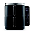 Kép 1/2 - GOURMETMAXX Forrólevegős Fritőz / Airfryer Kétkamrás Függőleges 2x5L 2800W DS15305-L