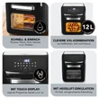 Kép 4/8 - MaxxMee Forrólevegős fritőz/ Airfryer 12L 1800W DS04703-L
