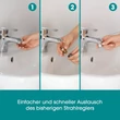 Kép 7/9 - EasyMaxx Vízsugár-szabályzó 3,5cm rozsdamentes DS07938-L