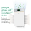 Kép 3/12 - MaxMee Légtisztító berendezés digitális 50W fehér/ezüst DS09814-L