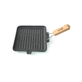 Perfect Home Öntöttvas grill serpenyő 21,5cm szögletes 10376 Perfect Home Öntöttvas grill serpenyő 21,5cm szögletes 10376