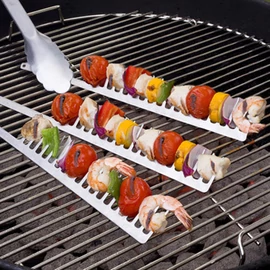 Perfect Home Grillnyárs 2db, fésűs 12542 Perfect Home Grillnyárs 2db, fésűs 12542