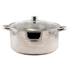 Perfect Home Rozsdamentes lábas 32 cm + üvegfedő 10,5 literes 13235