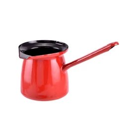 Zománcozott kávékiöntő csőrös nyeles 4 személyes 14093