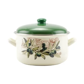 Perfect Home Oliva Zománcozott lábas 24 cm+fedő 14830