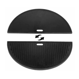 Perfect Home Kamado SE 23,5" félhold sütőlap öntöttvas 2 oldalas 51cm 17799 Perfect Home Kamado SE 23,5" félhold sütőlap öntöttvas 2 oldalas 51cm 17799