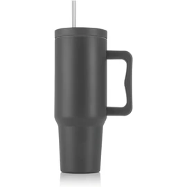 GOURMETMAXX Thermo bögre fedéllel és szívószállal 1,2 liter szürke DS15042-L GOURMETMAXX Thermo bögre fedéllel és szívószállal 1,2 liter szürke DS15042-L