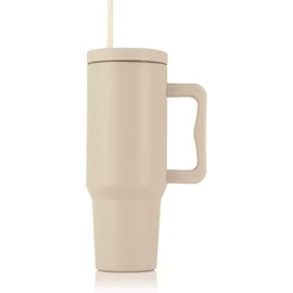 GOURMETMAXX Thermo bögre fedéllel és szívószállal 1,2 liter bézs DS15043-L GOURMETMAXX Thermo bögre fedéllel és szívószállal 1,2 liter bézs DS15043-L