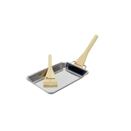 Landmann SELECTION mini grill / raclette tepsi fa lapáttal (2db tepsi + 4db lapát) 13711-L